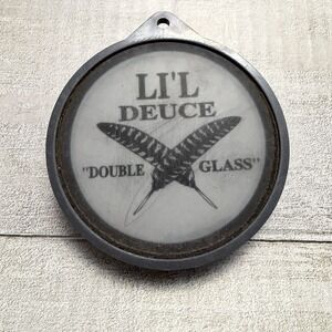 Vintage H.S. Strut Li'l Deuce Double Glass Pan Call No Striker Made In USA